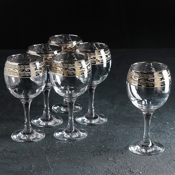 Набор фужеров для вина 260 мл "Версаче", 6 шт