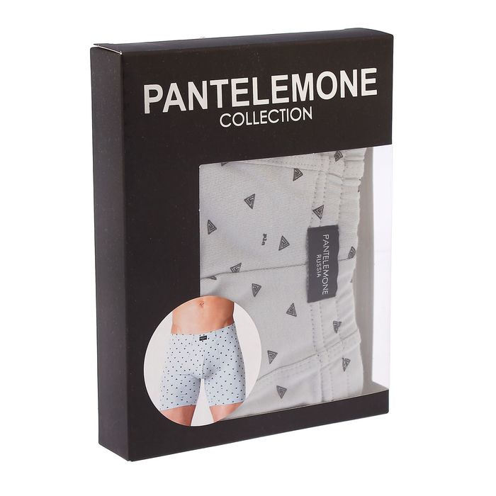 Трусы мужские облегающие PMH-727 цвет светло-серый, р-р 46