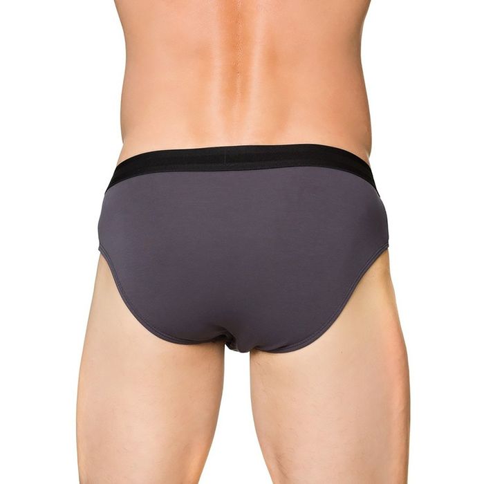Набор мужских трусов - плавки (2 шт) PMP-154 цвет графит, р-р 48