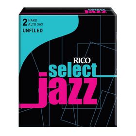

Трости для саксофона альт Rico RRS10ASX2H Select Jazz размер 2, жесткие (Hard), 10шт