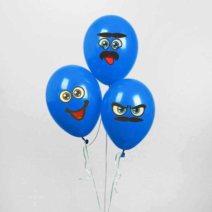 Наклейки для воздушных шаров "Джентльмены", 3 листа 21 х 29,7 см