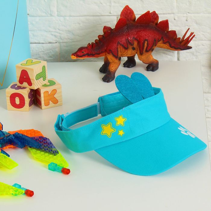 Козырёк детский "Зайчик" с ушками, р-р 48-54