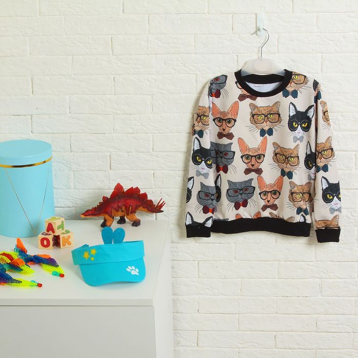 Козырёк детский "Зайчик" с ушками, р-р 48-54