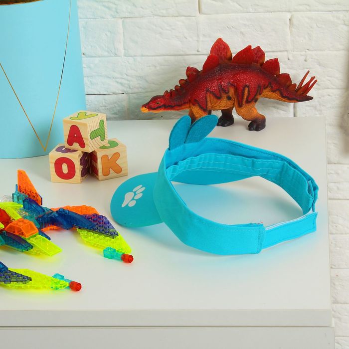 Козырёк детский "Зайчик" с ушками, р-р 48-54