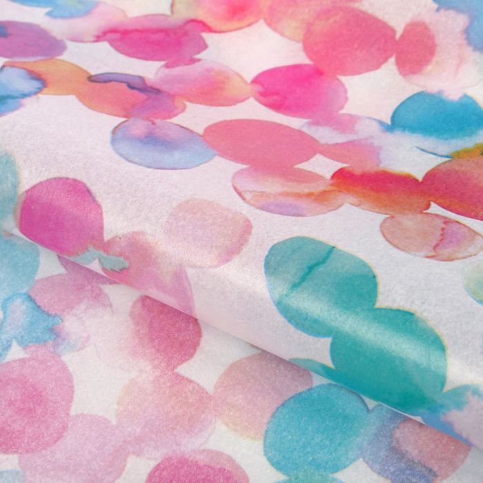 Бумага упаковочная тишью,"Акварель", 50х70 см