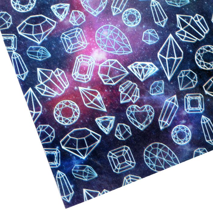Бумага упаковочная тишью ,"Космос", 50х70 см