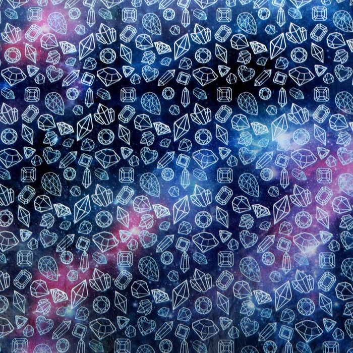 Бумага упаковочная тишью ,"Космос", 50х70 см