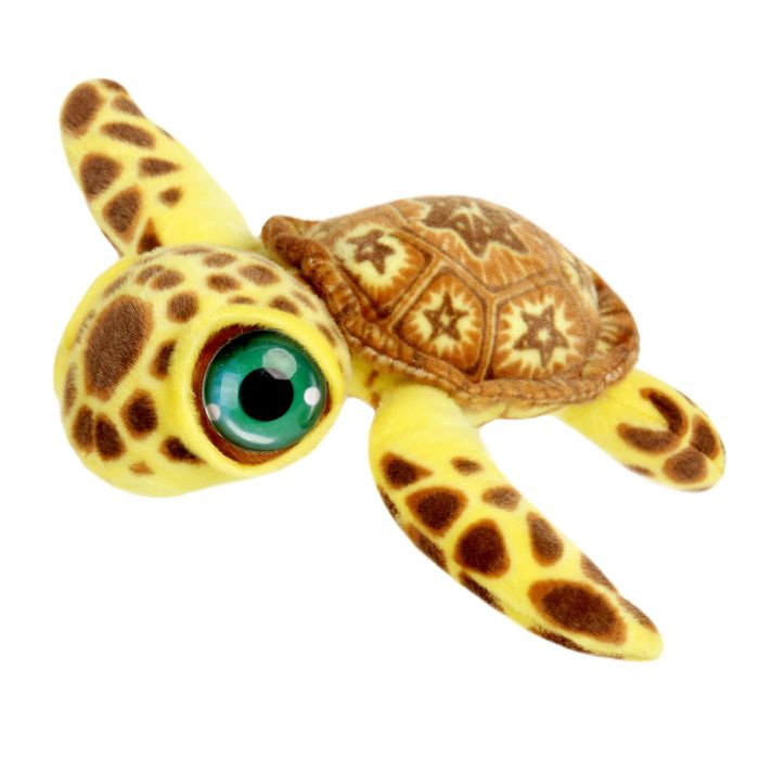 Мягкая игрушка "Черепаха большеглазая", цвет коричневый