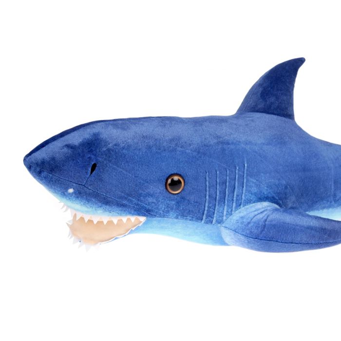 Мягкая игрушка "Акула", цвет синий