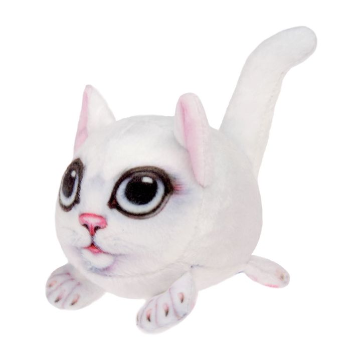 Мягкая игрушка-антистресс "Котик белый"