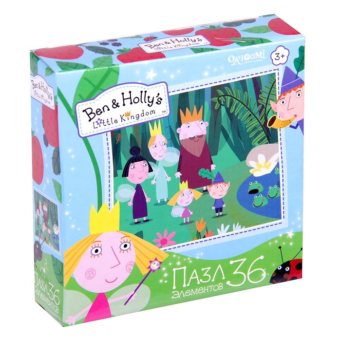 Пазл "Лягушачий пруд", 36 элементов