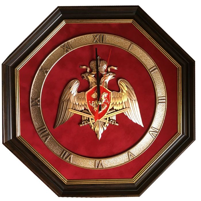 Настенные часы "Эмблема Национальной Гвардии""