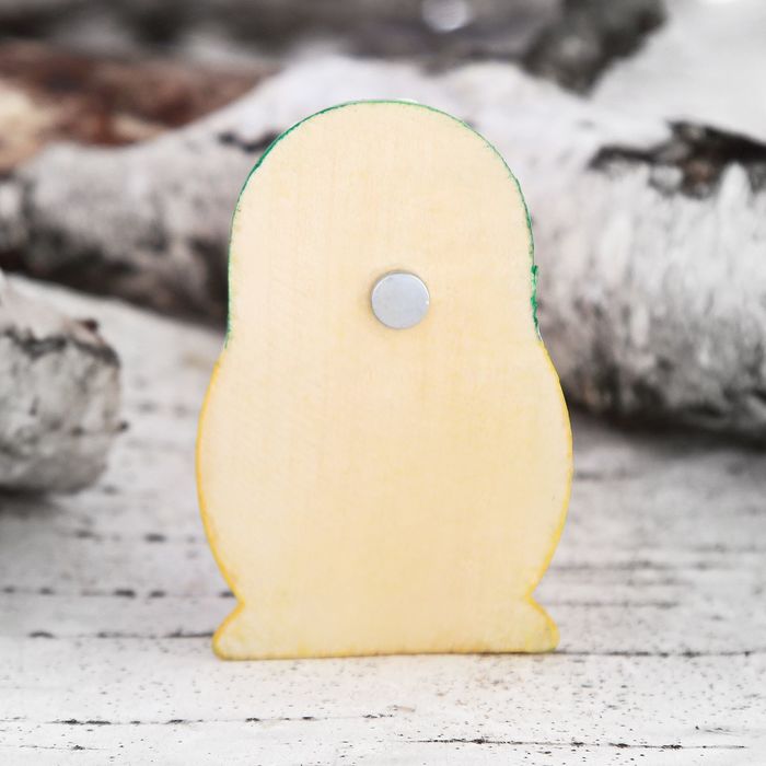 Магнит-половинка матрешка "Липецк", 6*4 см