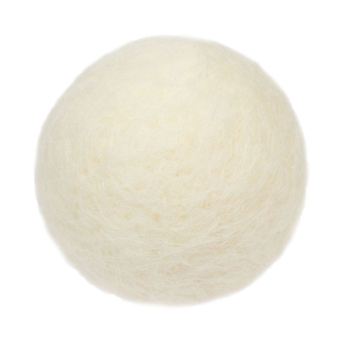 Основа для творчества "Шар" белая шерсть, d=5 см