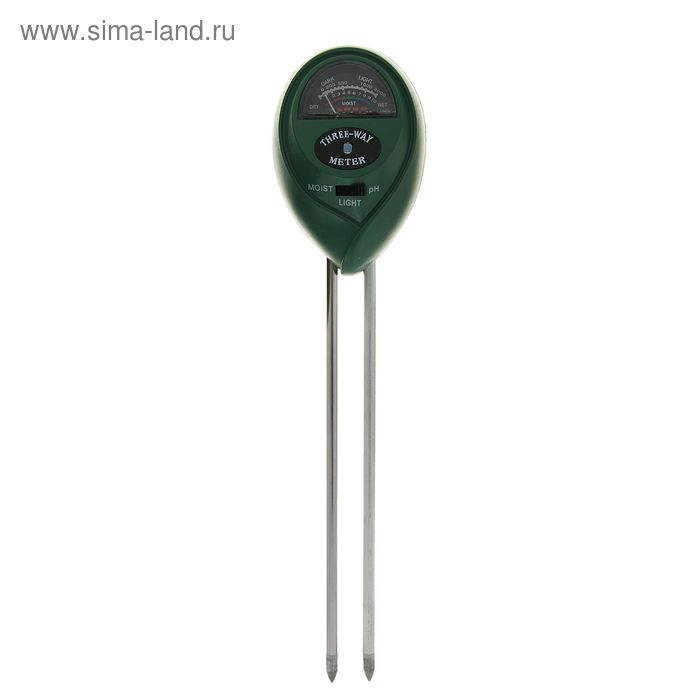 Прибор для измерения Luazon, влажность/pH/кислотность/освещенность почвы, зеленый цифровой измеритель гигрометр почвы 6в1 ph влажность температура и освещенность ph s3
