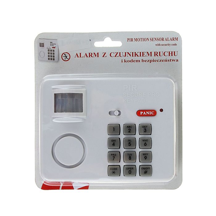 Сигнализация на движение, сигнализатор входа, режим паники