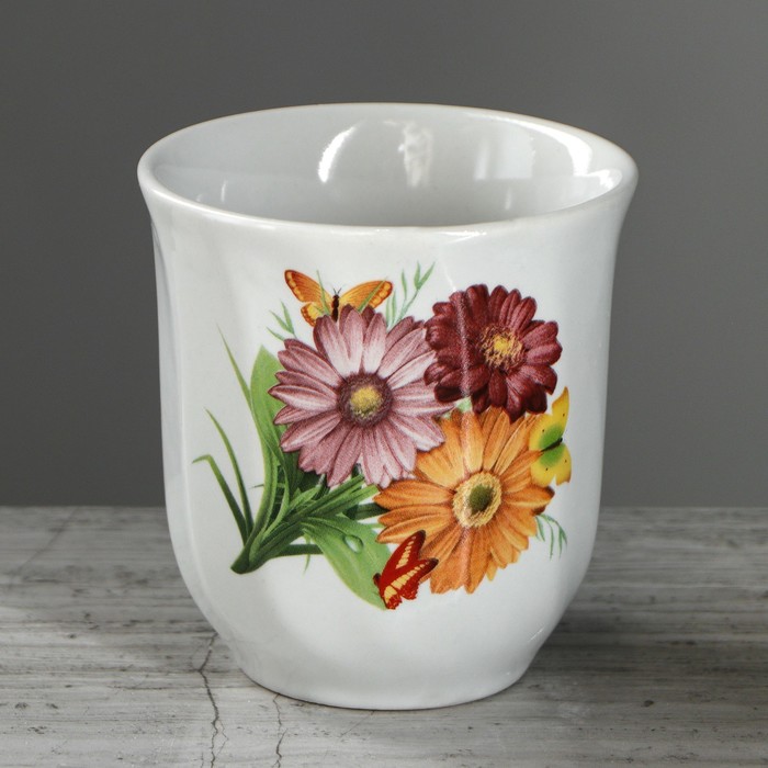 Кружка 400 мл "Звон", календула, деколь