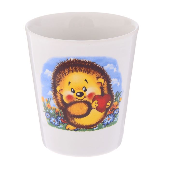 Кружка 350 мл "Конус", детская деколь, микс