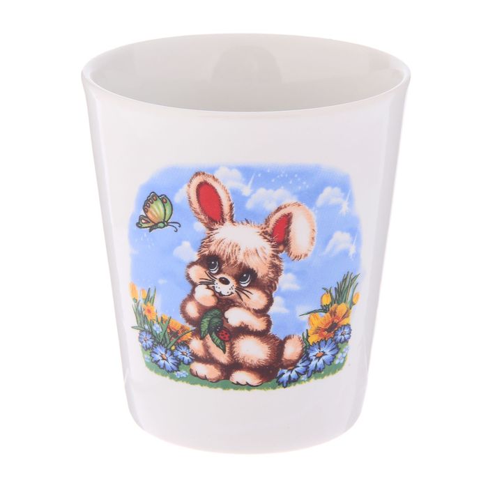 Кружка 350 мл "Конус", детская деколь, микс