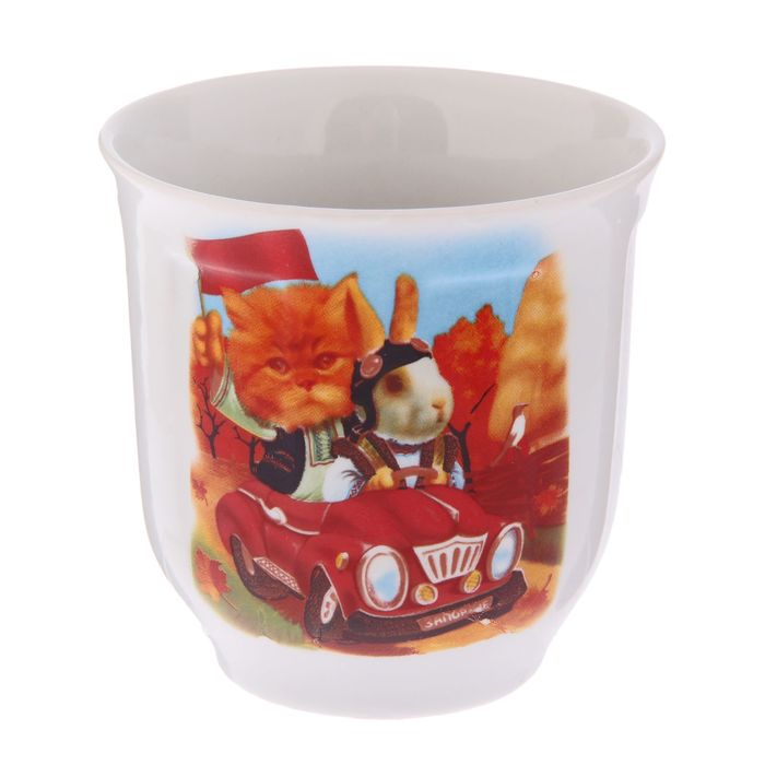 Кружка 250 мл "Настя", коты, деколь, микс