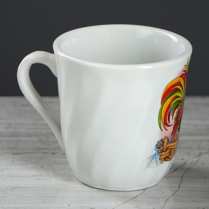 Кружка 250 мл "Волна", алфавит, деколь, микс