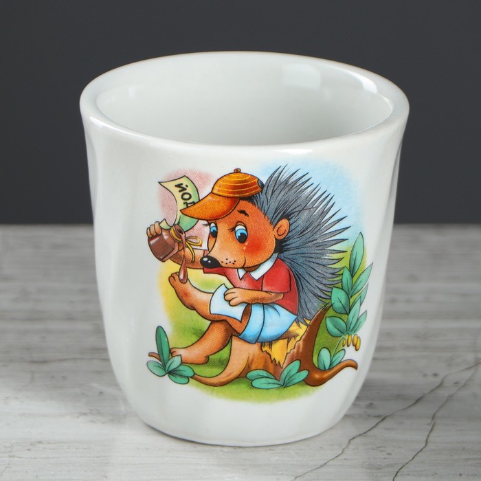 Кружка 250 мл "Волна", алфавит, деколь, микс