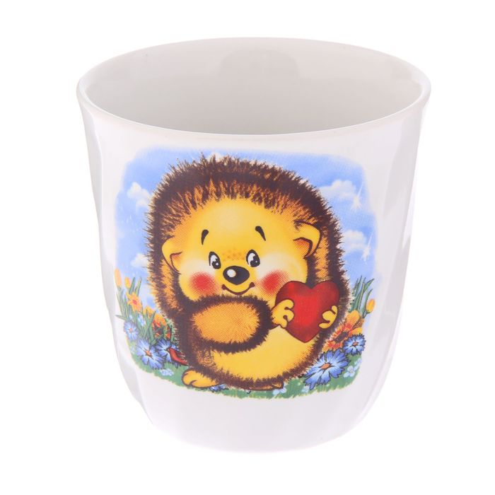 Кружка 250 мл "Волна", детская деколь, микс