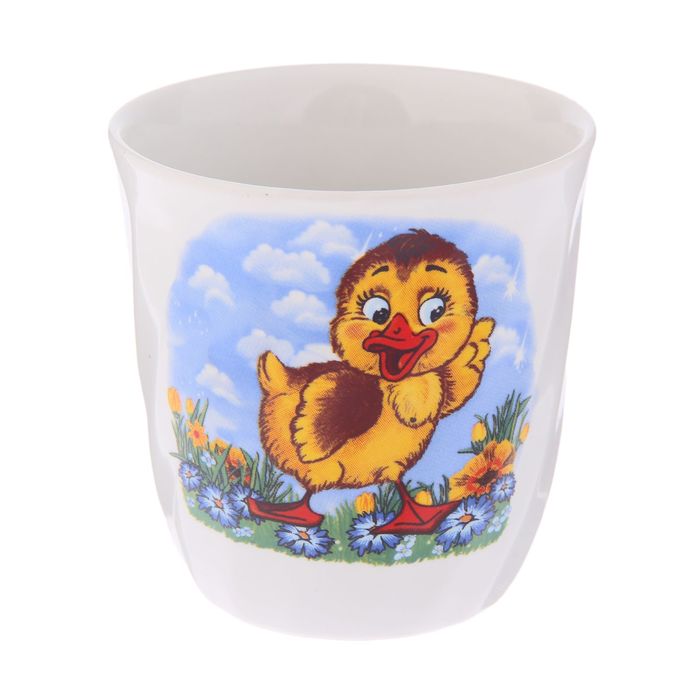 Кружка 250 мл "Волна", детская деколь, микс