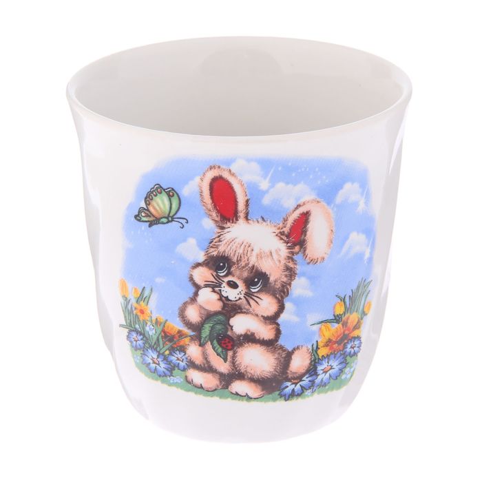 Кружка 250 мл "Волна", детская деколь, микс