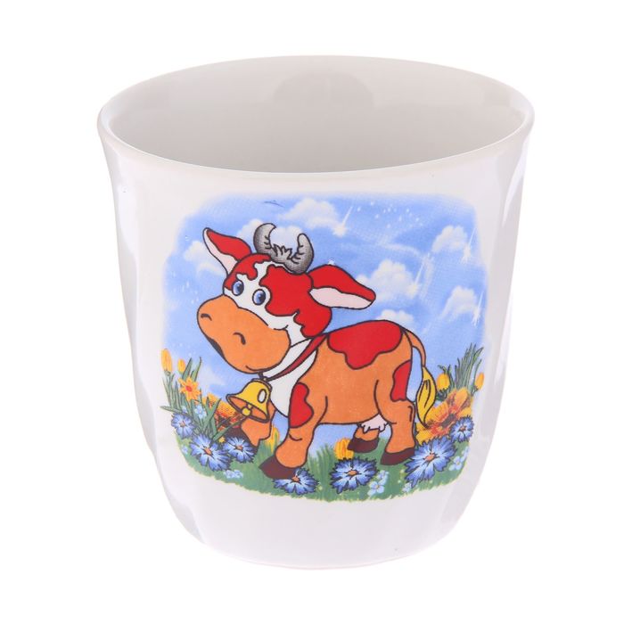 Кружка 250 мл "Волна", детская деколь, микс