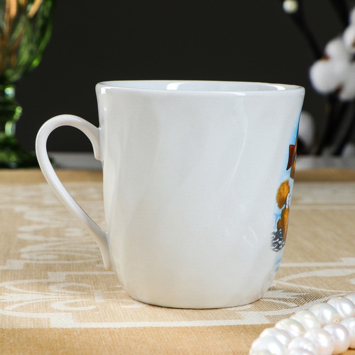 Кружка 250 мл "Волна", коты, деколь, микс