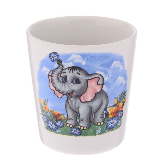 Кружка 210 мл, детская деколь, микс