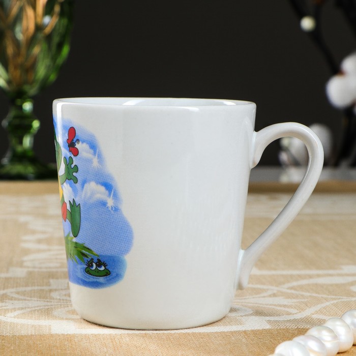 Кружка 210 мл, детская деколь, микс