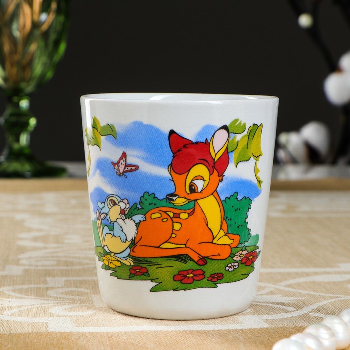 Кружка 210 мл, детская деколь, микс