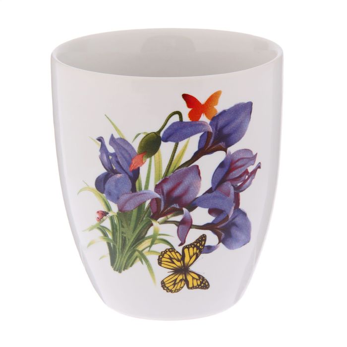 Кружка 400 мл "Полесье", ирис, деколь