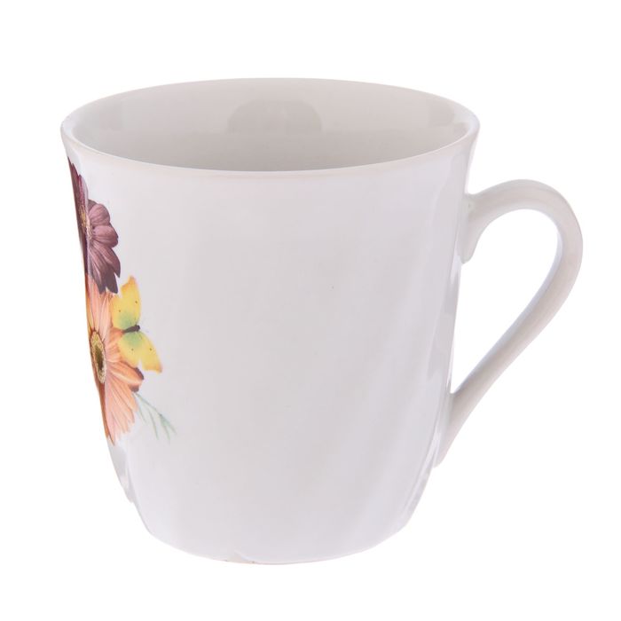 Кружка 250 мл "Волна", календула, деколь