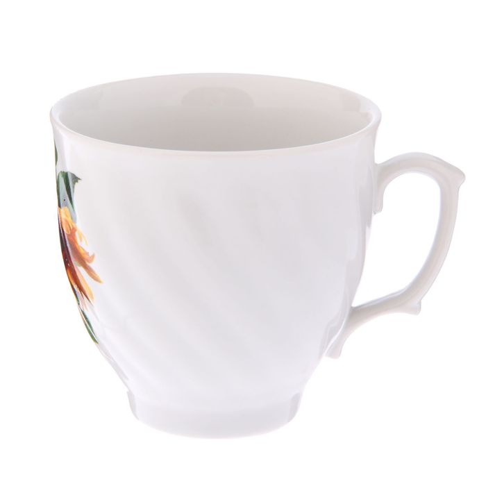 Кружка 320 мл "Озалия", подсолнух, деколь