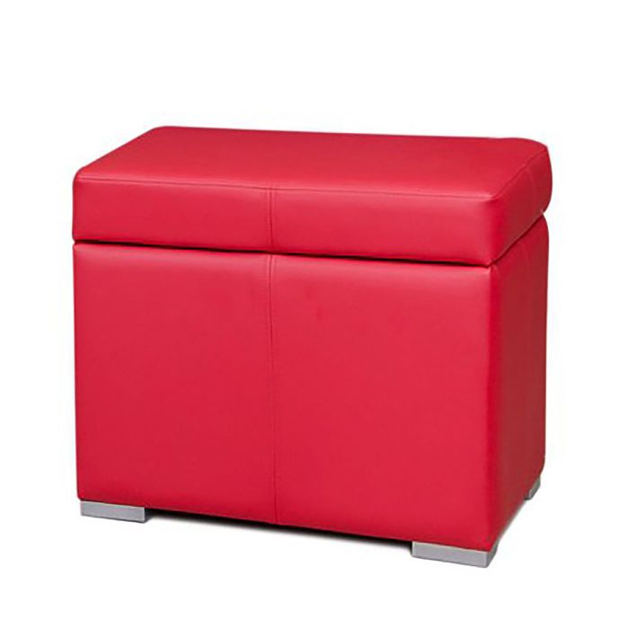 Пуф Амур с ящиком Остин ред