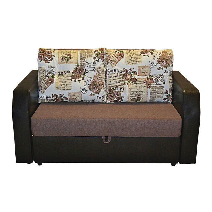 Диван «Дуэт», обивка «джой мускат»/«романс беж»/«остин умбер»