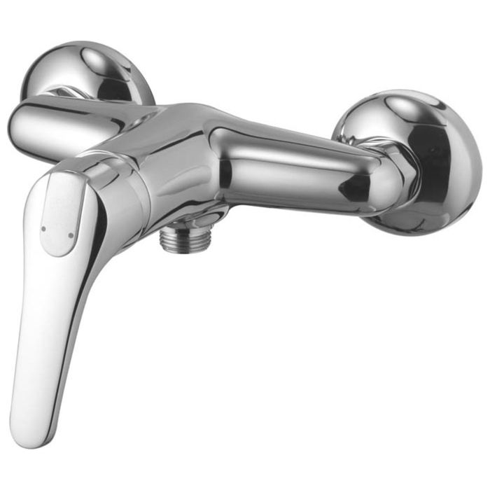 Смеситель для душа Zenta "О-нест" Z0504, с душевым комплектом, однорычажный, хром