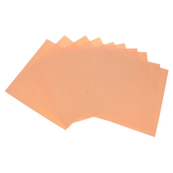 Фоамиран набор 10 листов 50х50, 1 мм "Персик" (f17)