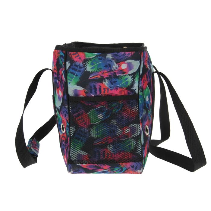 Сумка-переноска с дополнительным окном, 39 х 18 х 29 см, микс цветов