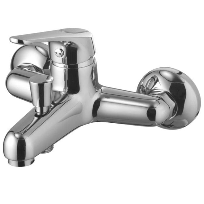 Смеситель для ванны Zenta "О-нест" Z0503, с душевым комплектом, однорычажный, хром