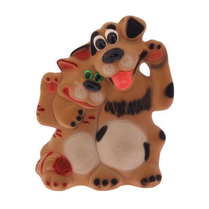 Копилка "Друзья" флок, бежевая