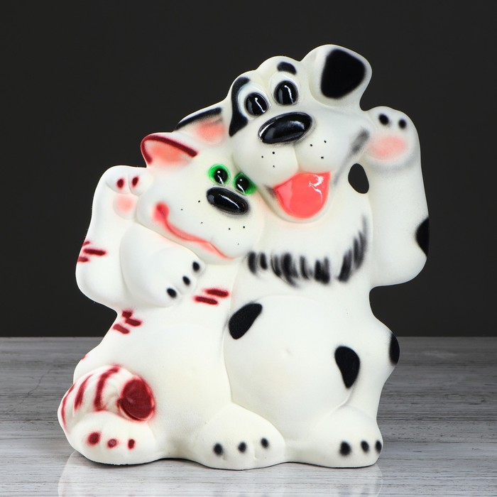 Копилка "Друзья" флок, белая