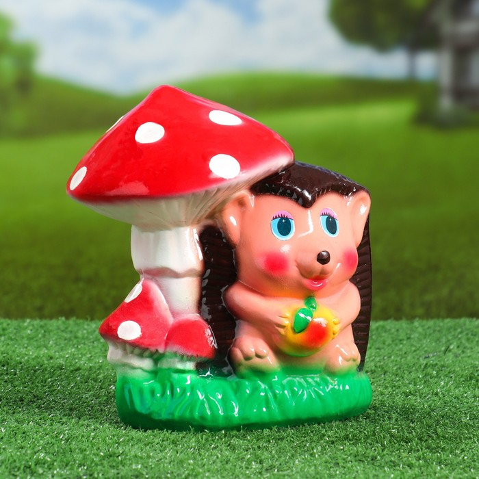 Садовая фигура "Ёжик под грибом"