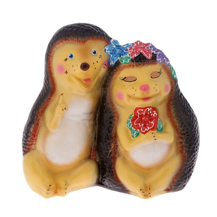 Садовая фигура "Пара ёжиков"