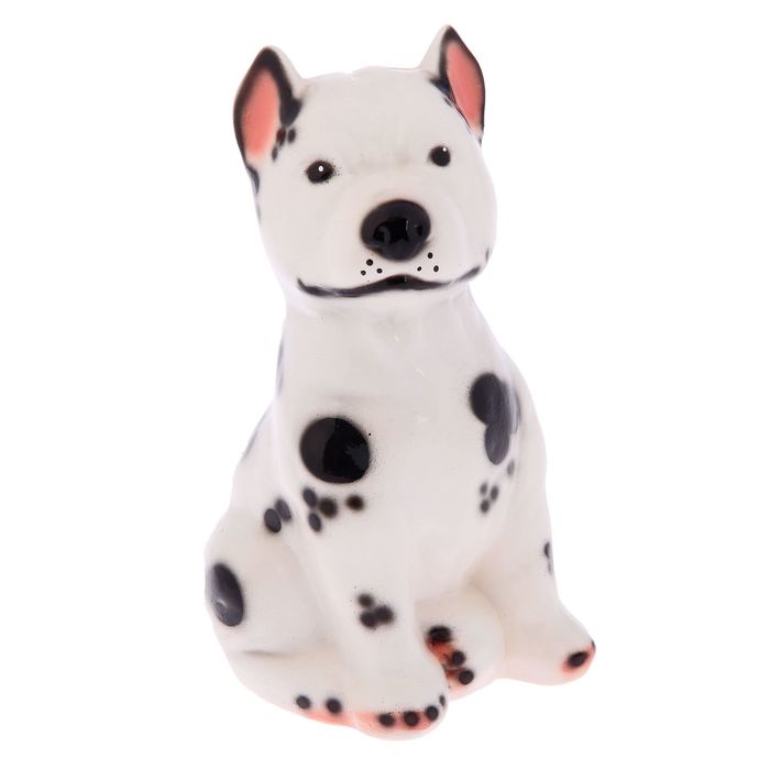 Статуэтка "Питбуль", малая, пятнистый