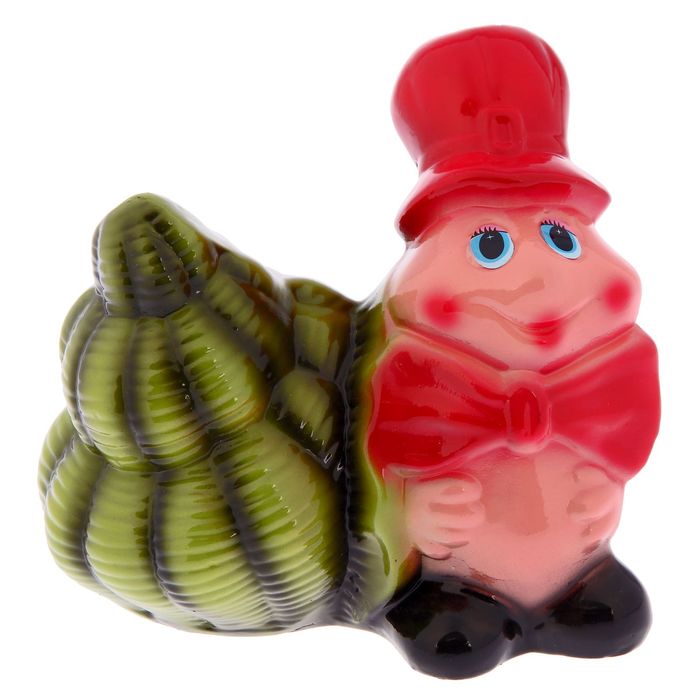 Садовая фигура "Улитка в шляпе"