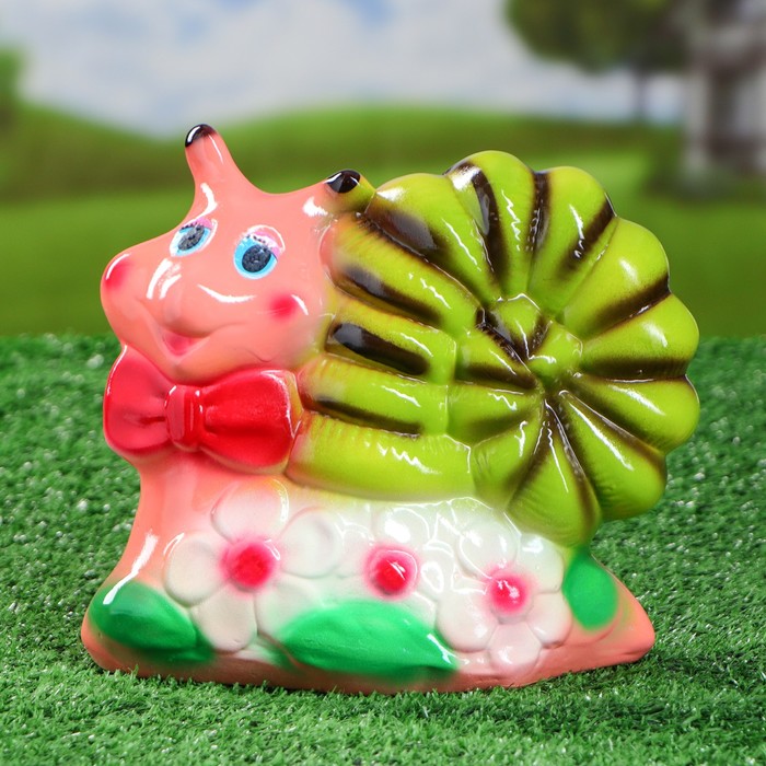 Садовая фигура "Улитка с бабочкой"